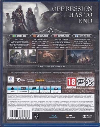 Assassins Creed Syndicate Special Edition - PS4Spil (B Grade) (Genbrug)